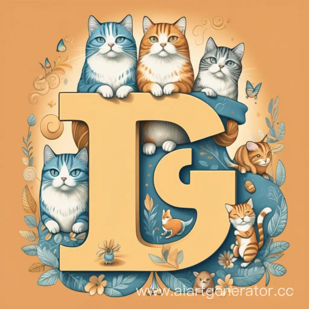 Charming-Pet-and-Kids-Tshirt-Design-with-Letter-G