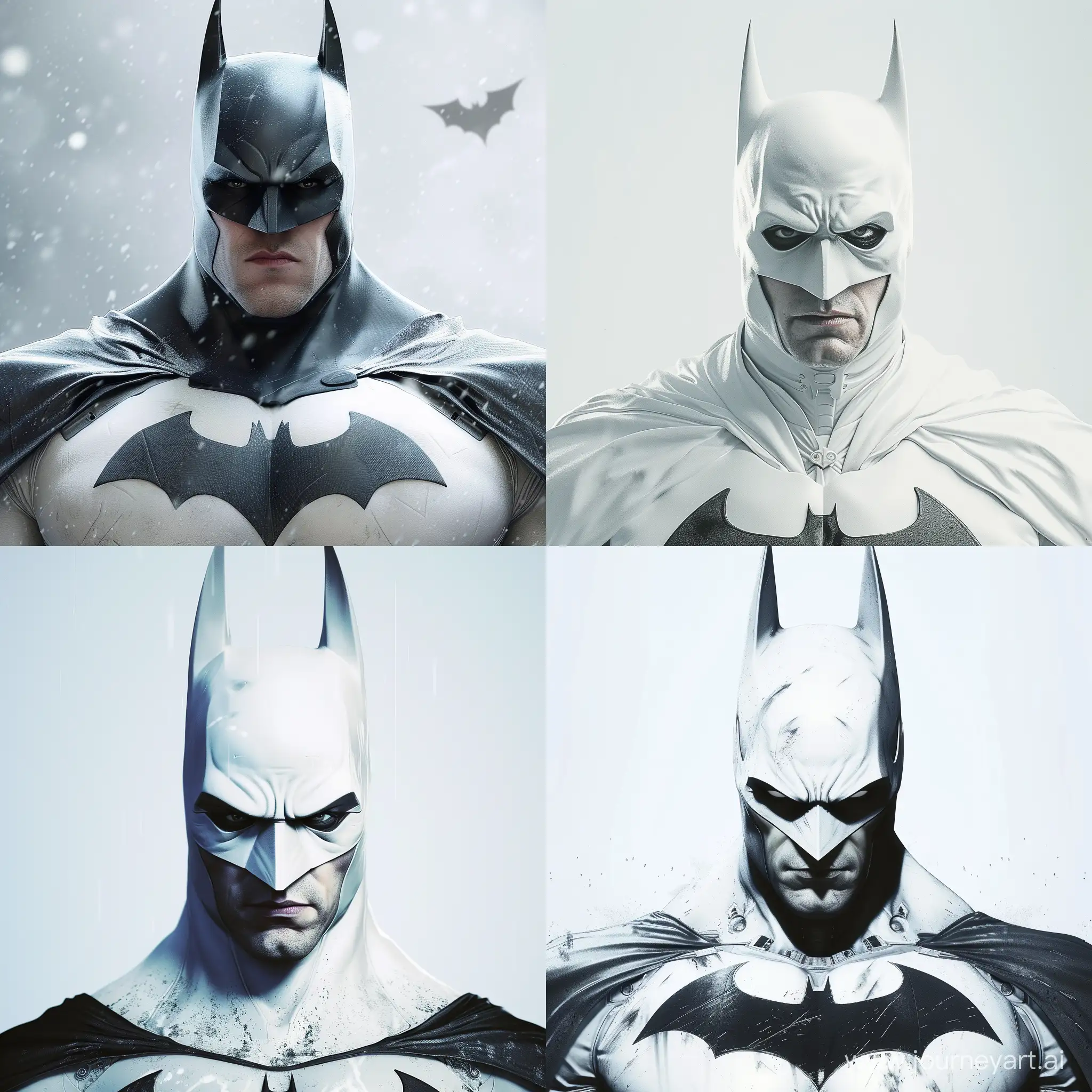 White-Batman-Statue-Captivating-6th-Version-Collectible-Art-with-Aspect-Ratio-11-Limited-Edition-No-546