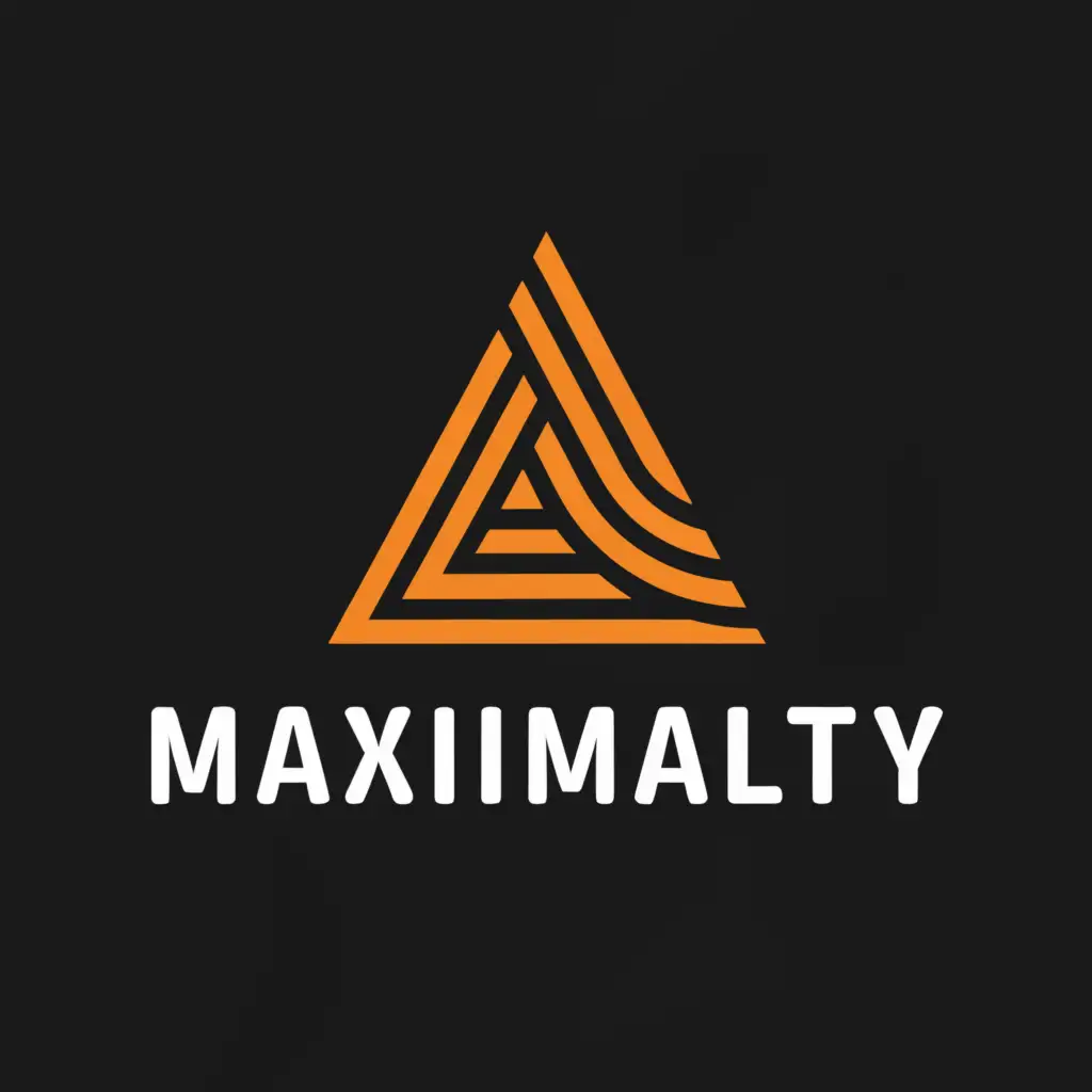 a logo design,with the text "Maximality", main symbol:Triangle, dollar,Moderate,be used in Retail industry,clear background