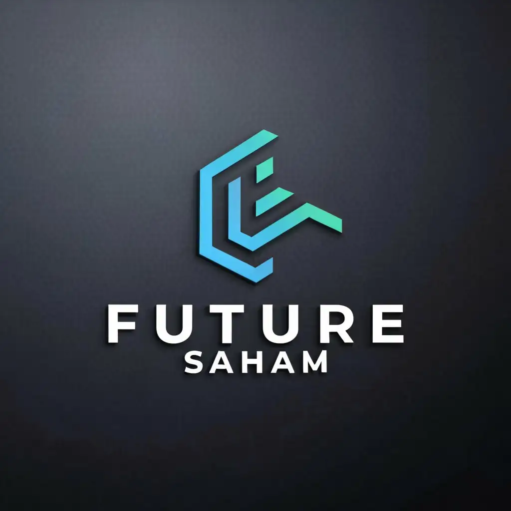 LOGO-Design-for-Future-Saham-Futuristic-Typography-with-Clear-Background