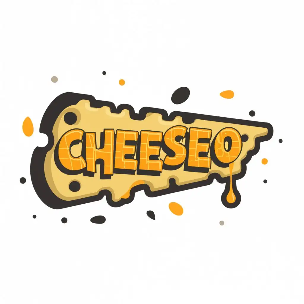 logo, cheese, with the text "Cheeseo", typography