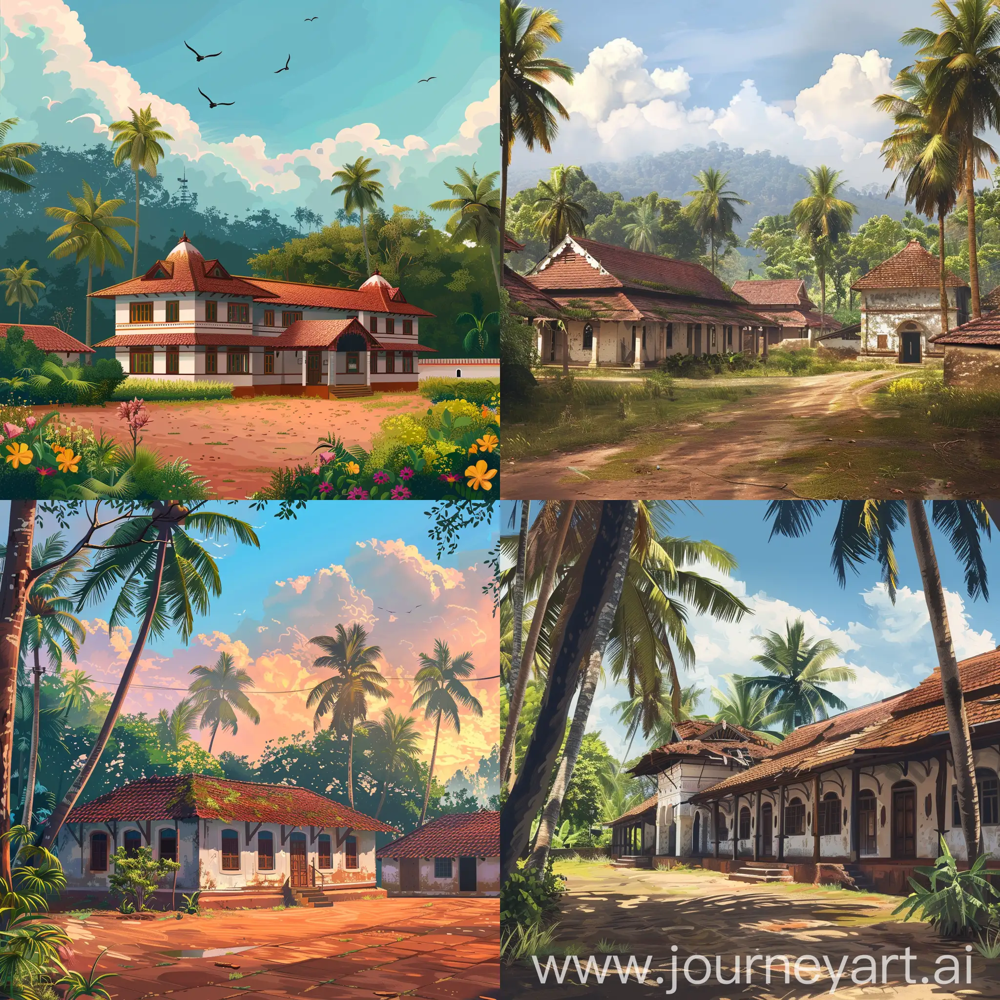 Old-Kerala-School-with-Beautiful-Background