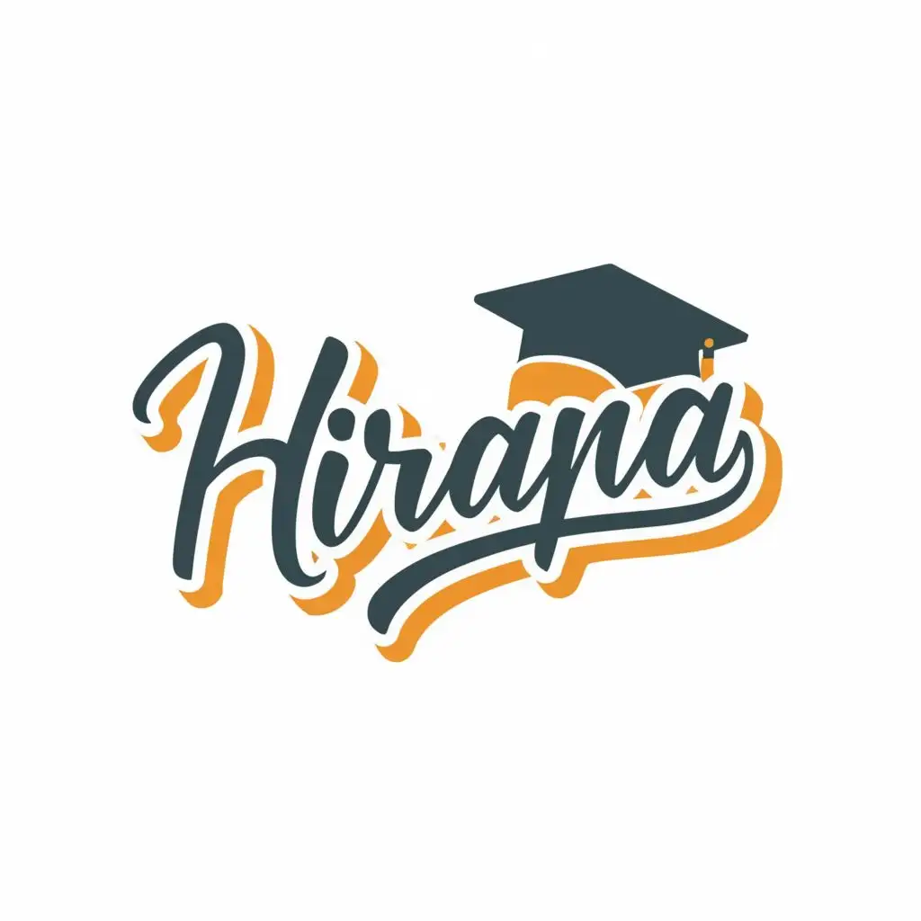 logo, HIRANYA, with the text "HIRANYA", typography, be used in Education industry