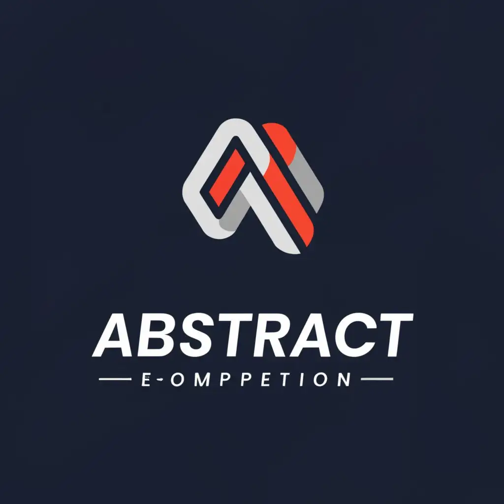 a logo design,with the text "abstract esport competition", main symbol:A,Moderate,clear background