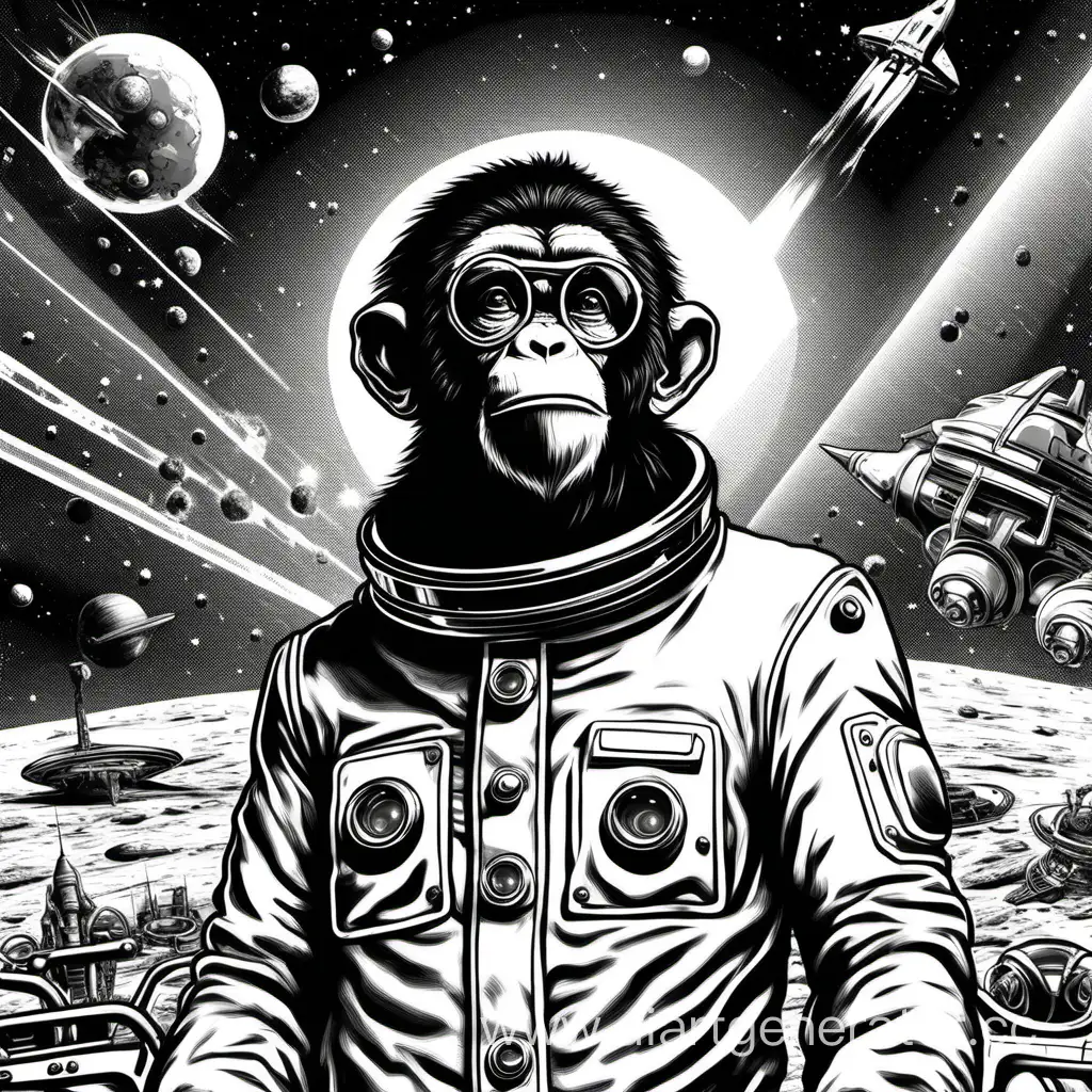 Mad-Space-Monkey-Scientist-Launches-Vintage-Spaceship
