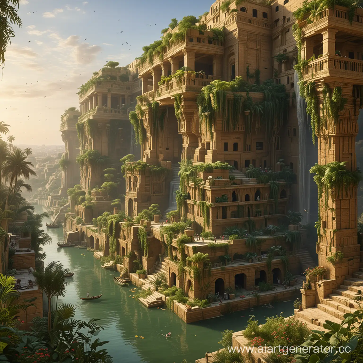 The Mysterious Beauty of the Hanging Gardens of Babylon
