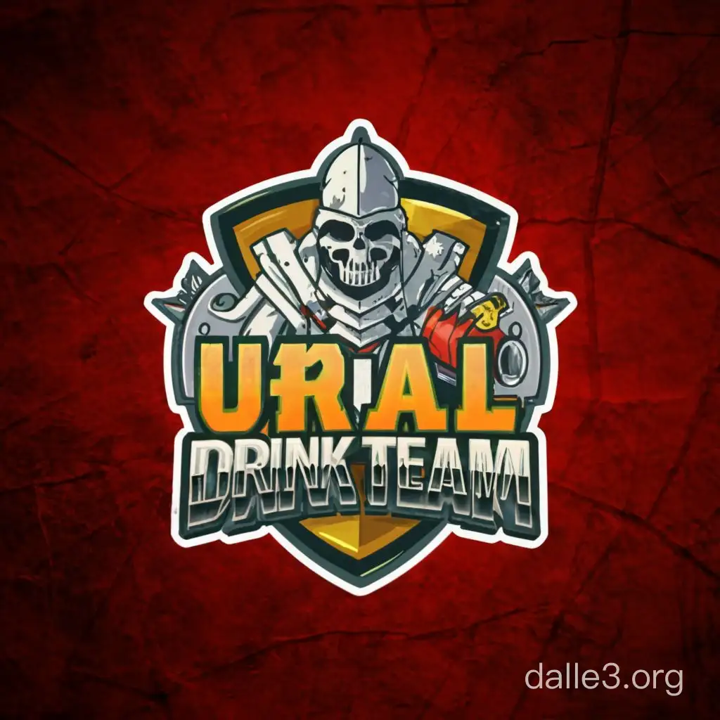 Table top game "kill team", logo for team, name " Ural Drink Team"