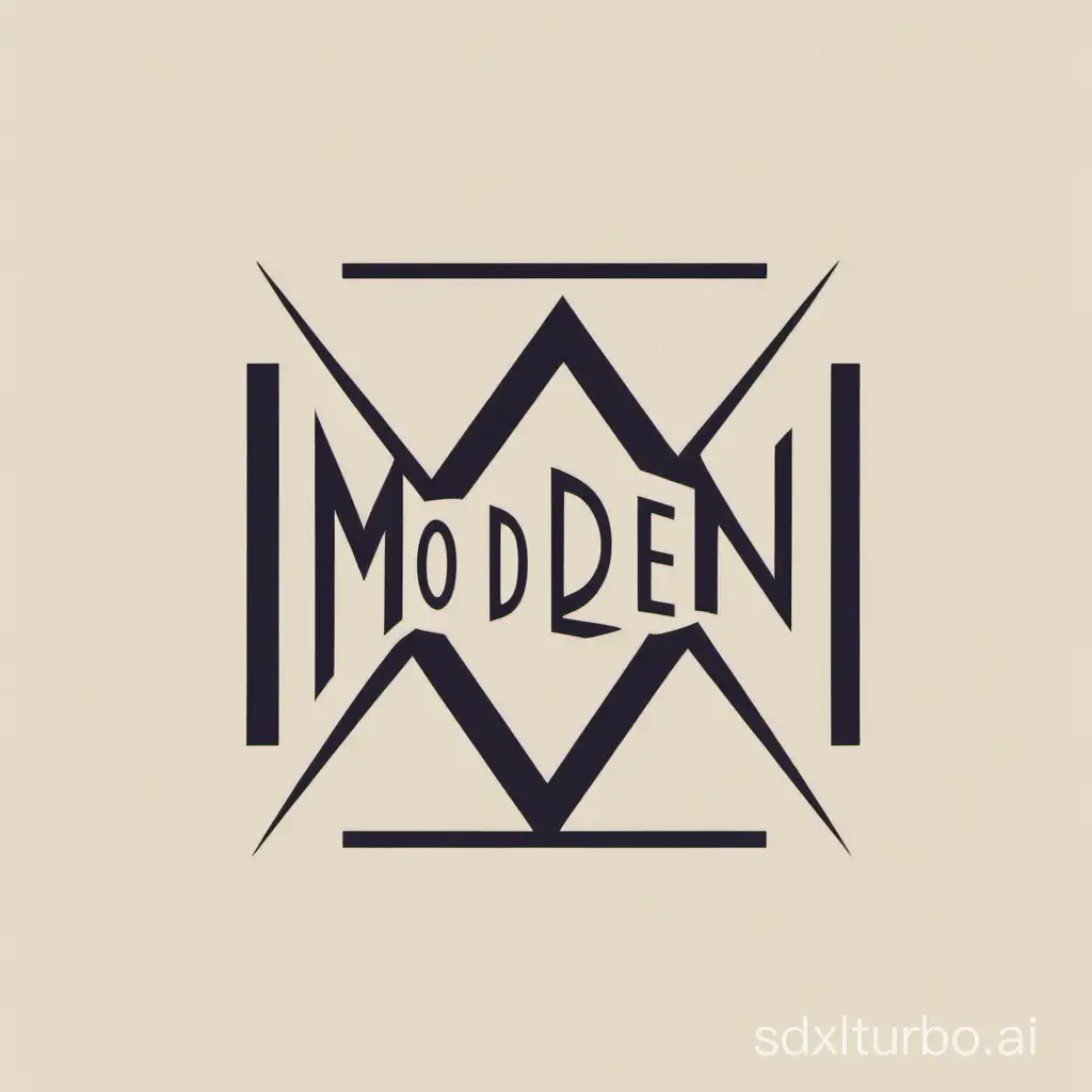 Image of a logo for modern clothing