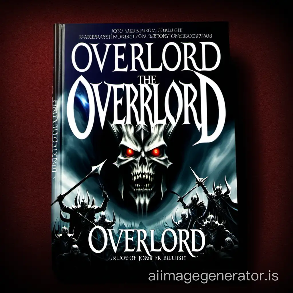 a fantasy book with the words " Overlord " on the cover
