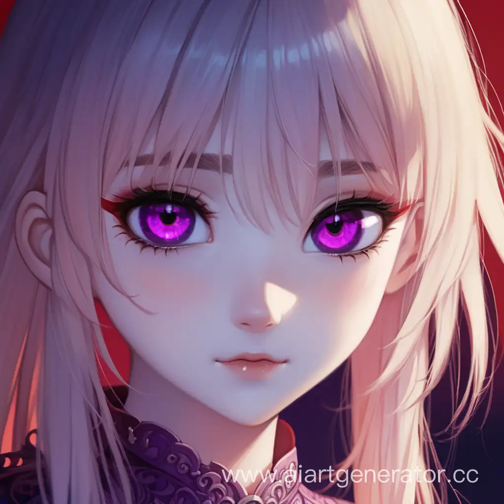 Captivating-FairHaired-Girl-with-Enigmatic-Dark-Purple-Eyes-and-Red-Shadows