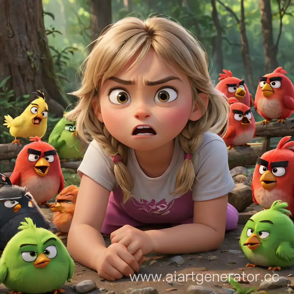 Masha-Enjoys-Playtime-with-Colorful-Angry-Birds
