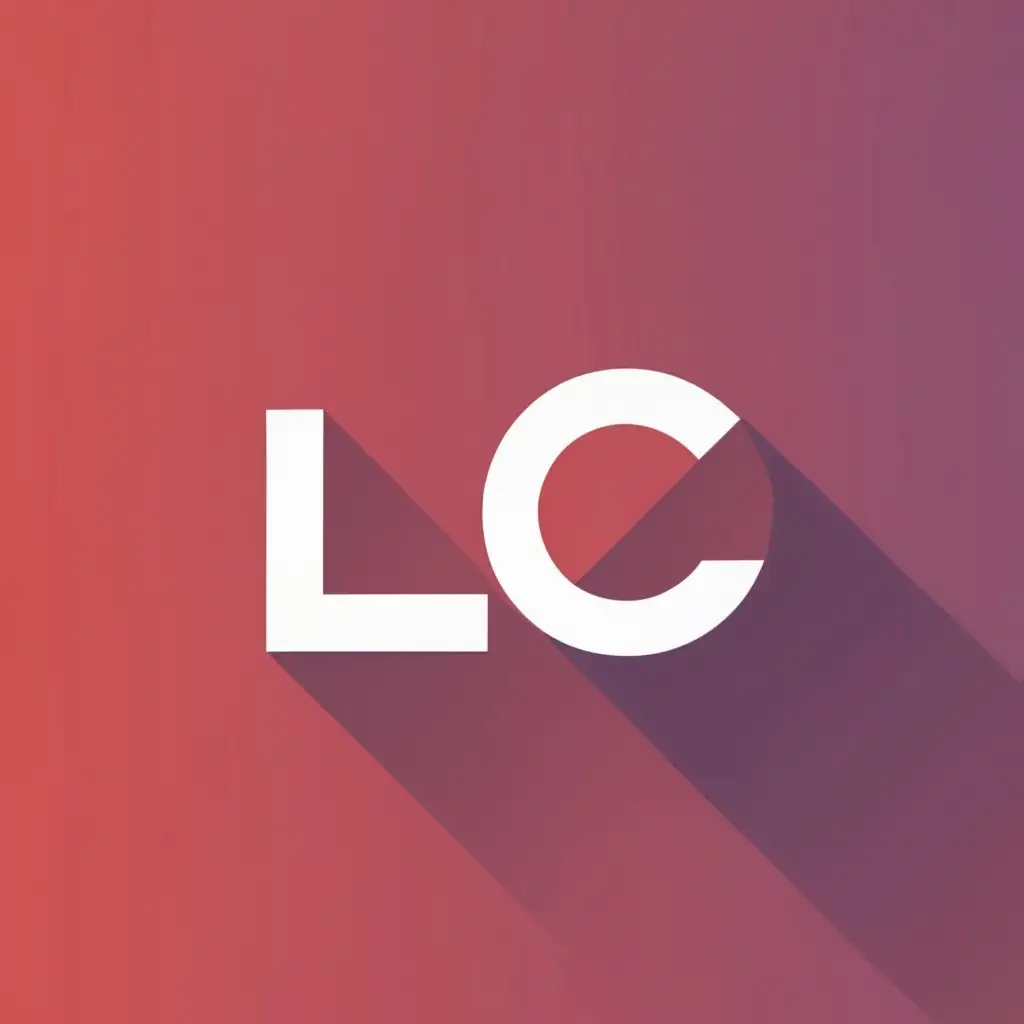 logo, photography, with the text "LC", typography, be used in Internet industry