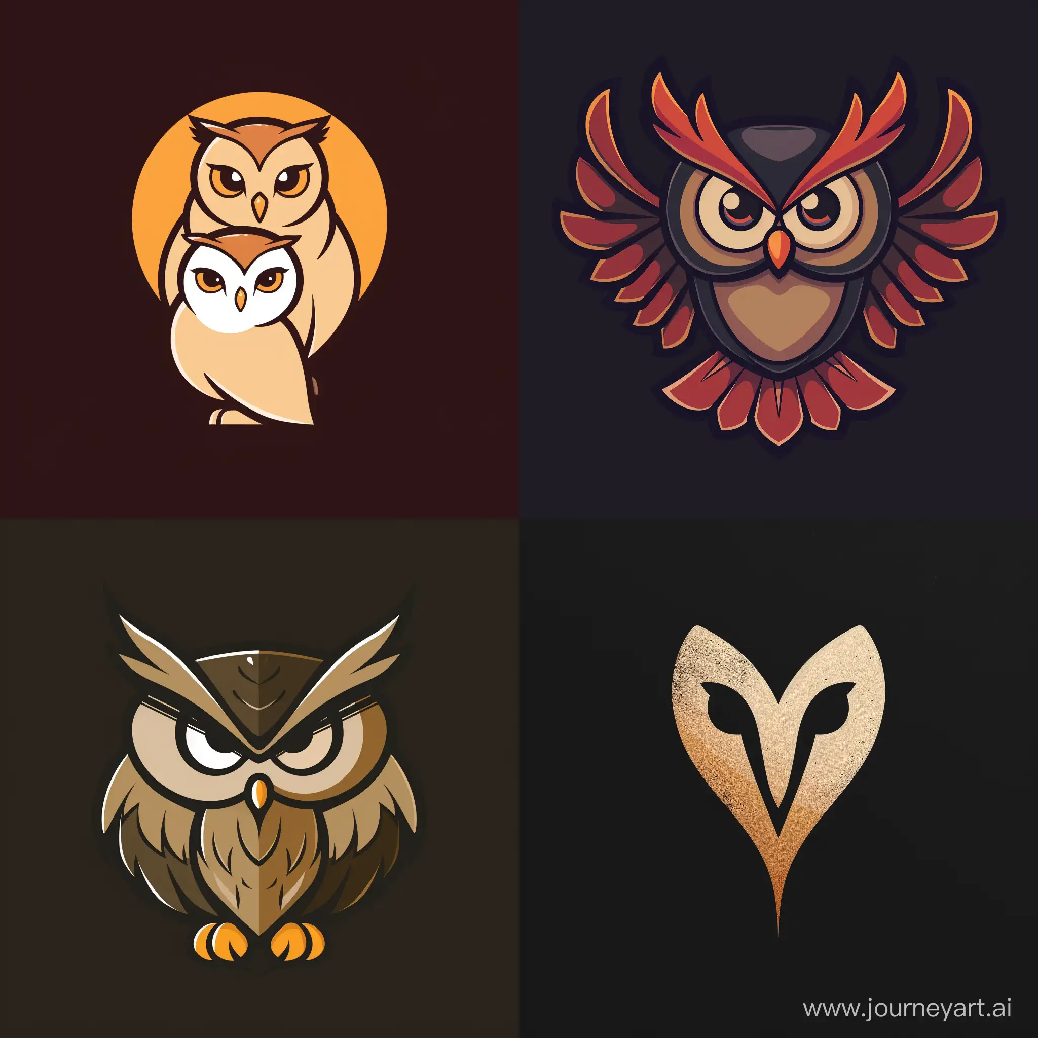 Brother-Owl-YouTube-Channel-Logo-Loving-Mentorship-Emblem-in-Minimalistic-Owl-Design