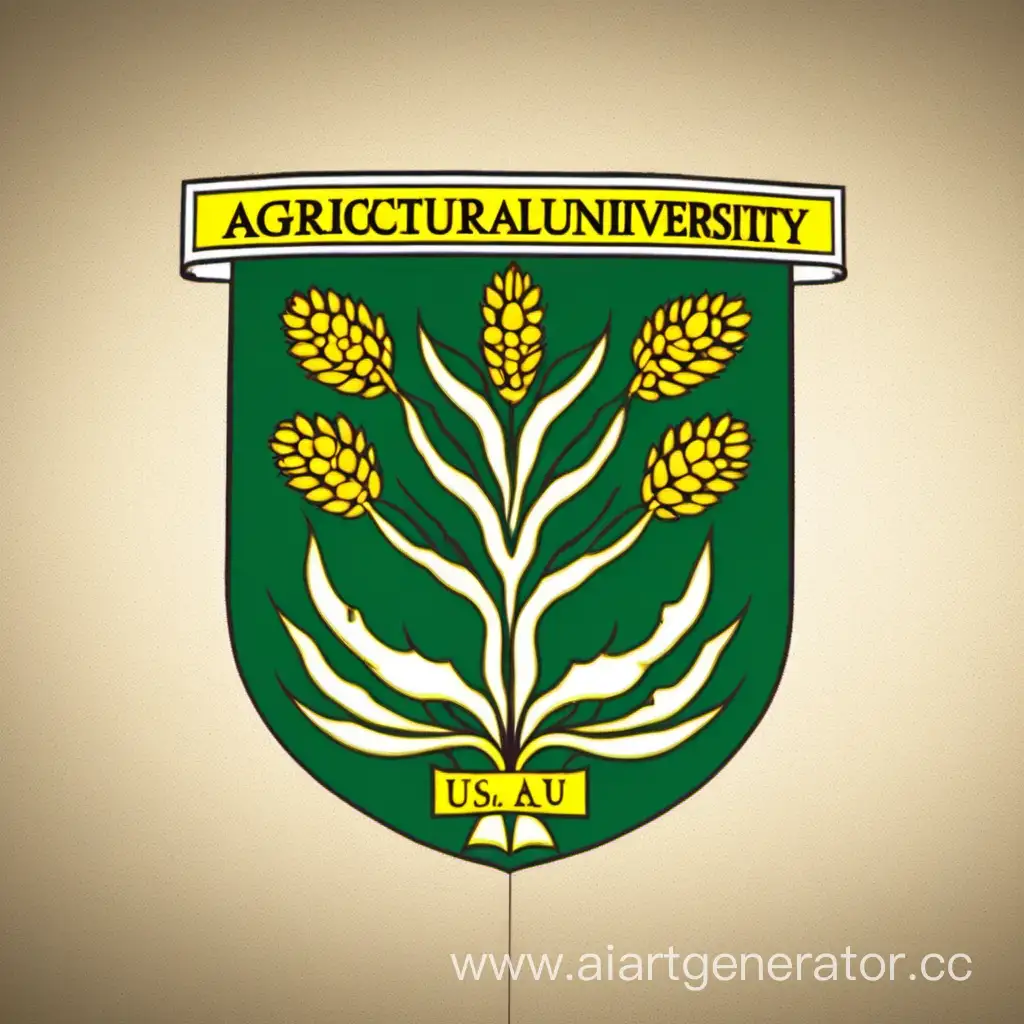 Vibrant-Agricultural-University-Flag-Fluttering-in-the-Wind