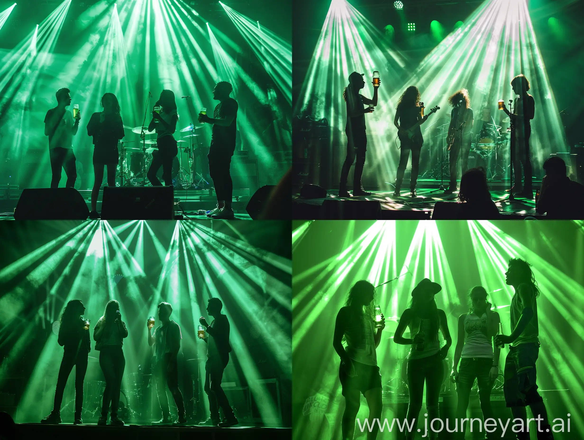 Vibrant-Youth-Party-Rock-Band-Stage-Performance