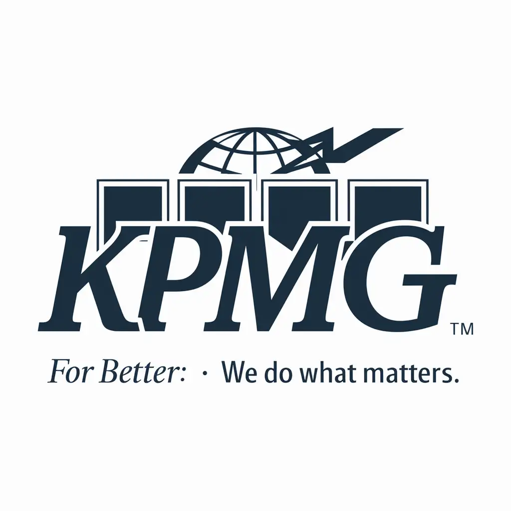 Dynamic KPMG Logo Reflecting Global Presence and Purposeful Action