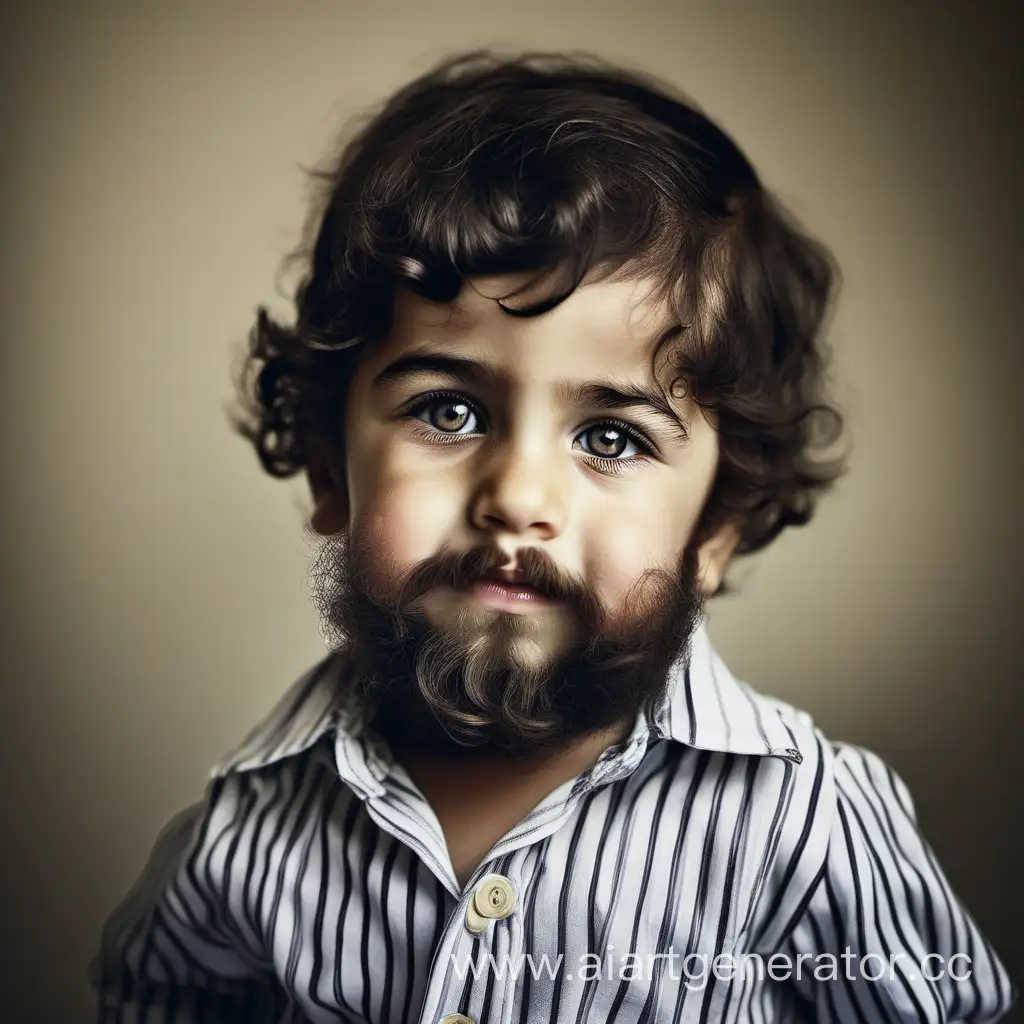 Little Armenian Boy with a beard