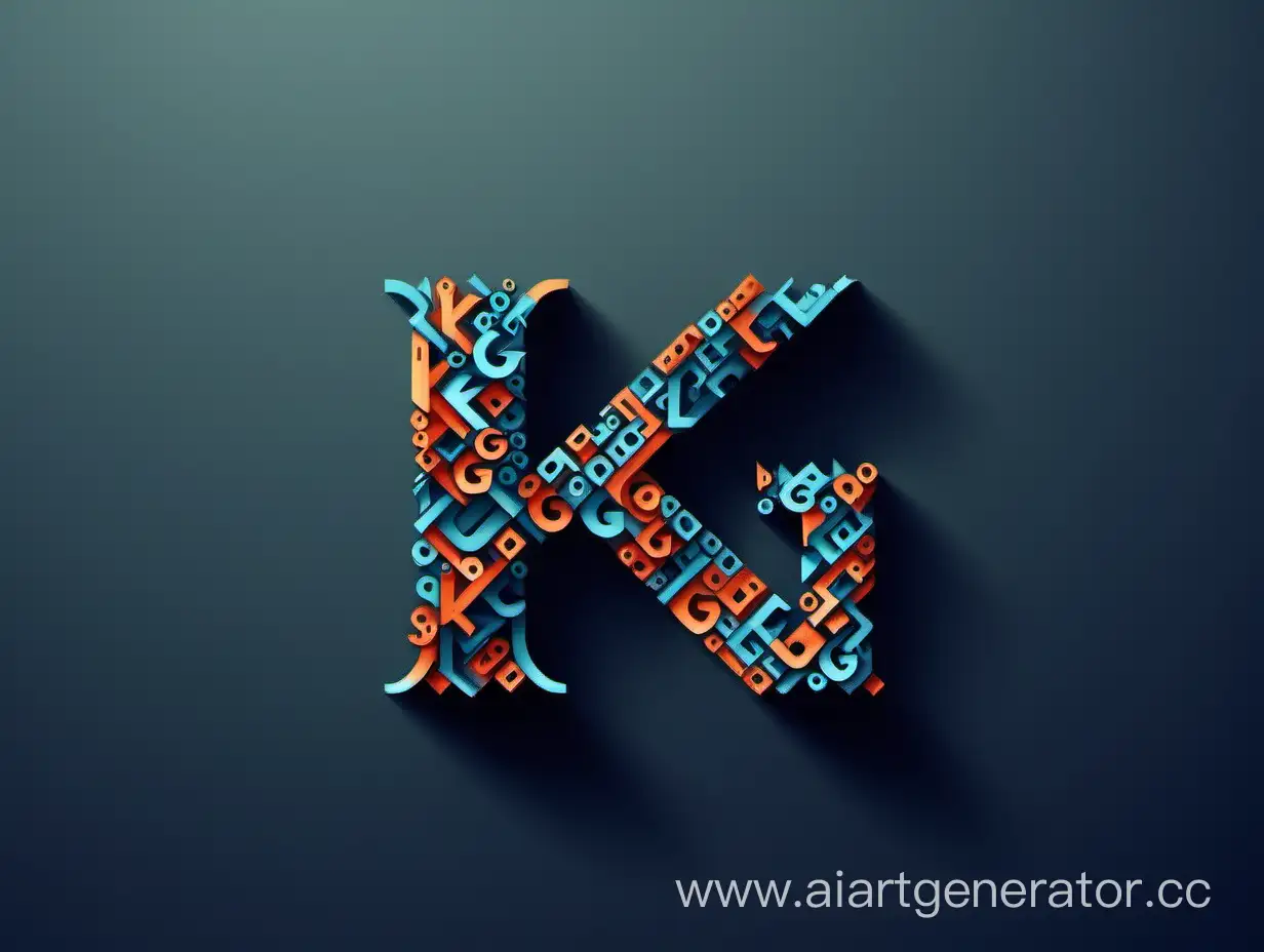 Creative-Logo-Design-with-Stylish-KG-Letters