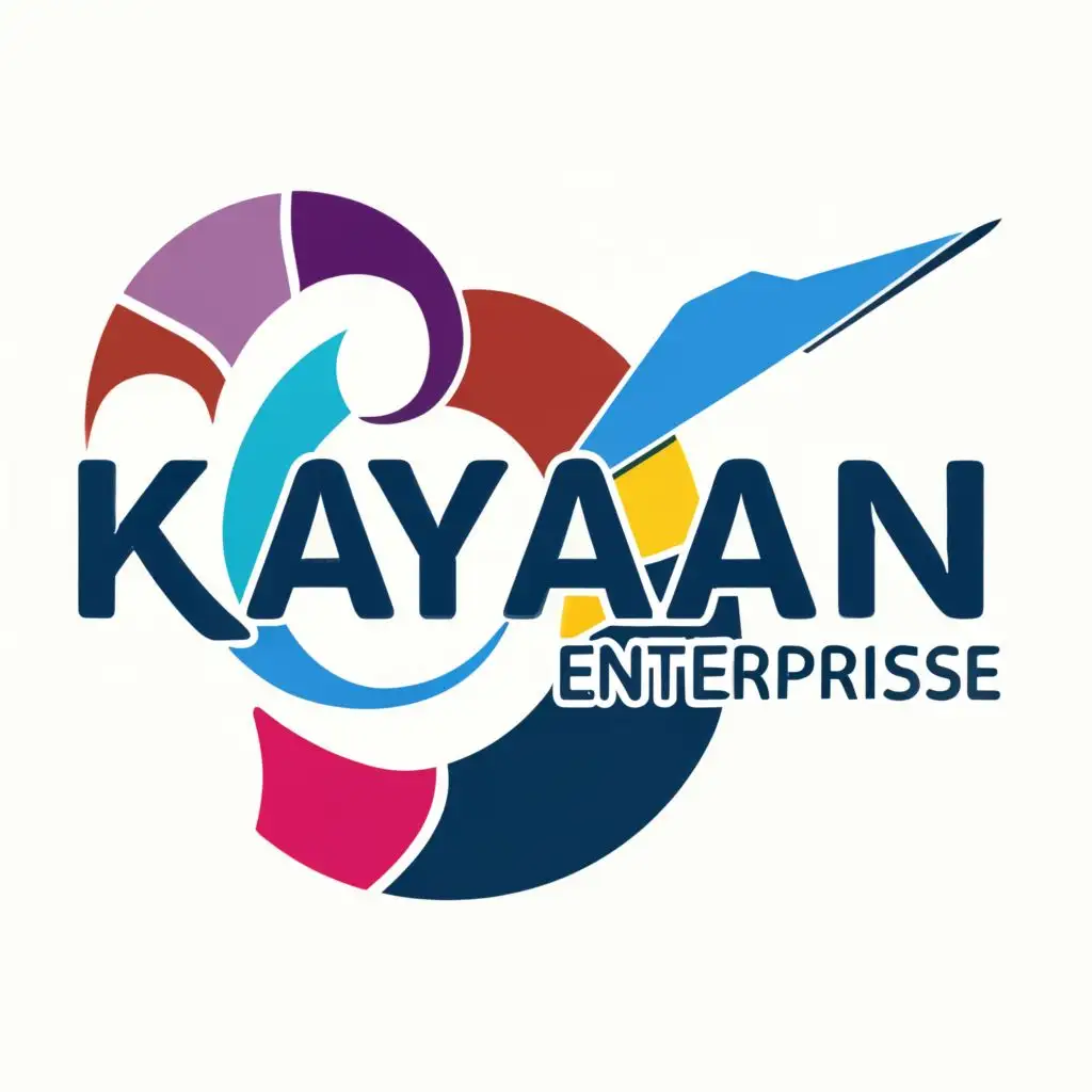 logo, KAYAAN ENTERPRISE, with the text "KAYAAN ENTERPRISE", typography