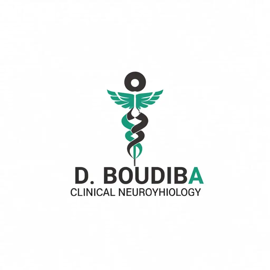 a logo design,with the text "Dr. Boudiba Clinical Neurophysiology", main symbol:doctor,Moderate,be used in Medical Dental industry,clear background