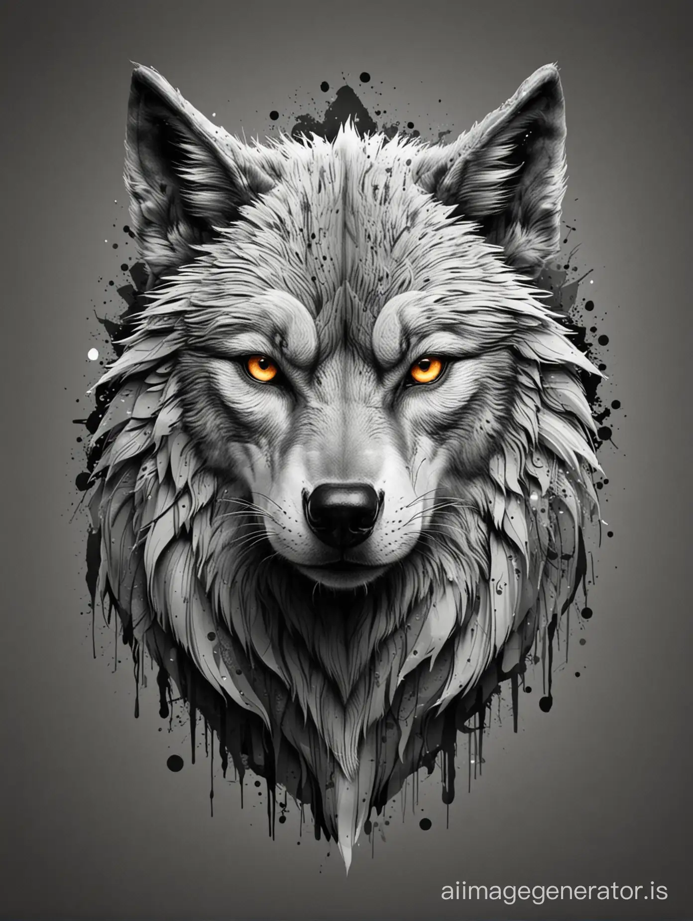Mystical-Wolf-Design-Enigmatic-Creature-in-Moonlit-Forest
