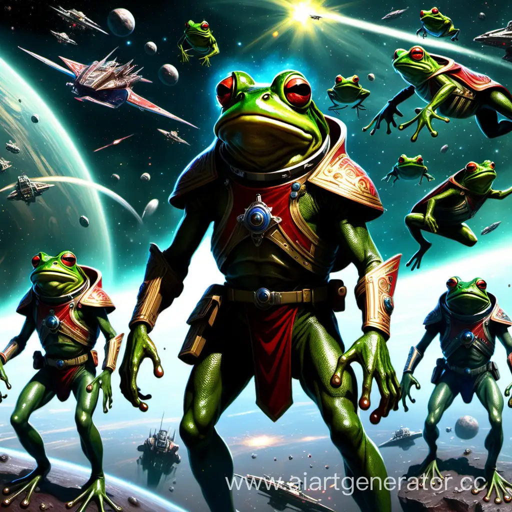Древнерусские жабы, космическая битва, жабы инквизиторы, захват галактики, техномагия