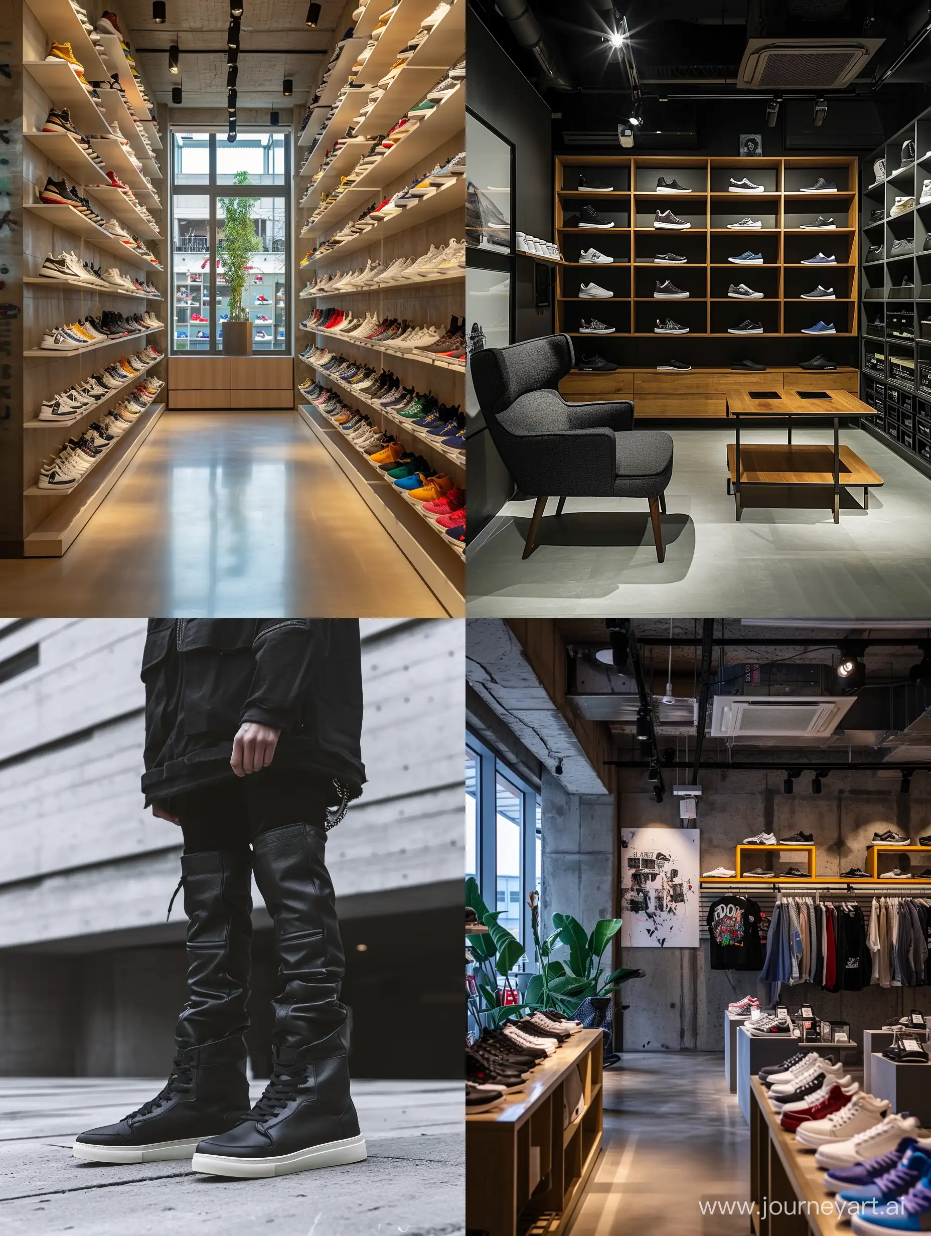 HODOK-Sneaker-Store-Interior-with-Vibrant-Atmosphere