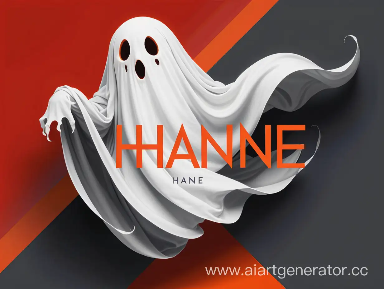 Vibrant-Logo-Design-with-Hane-Inscription-and-Ghost-Element