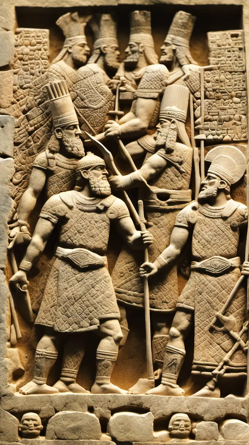 Hittite Kings of Arzawa in Epic Battle Scene