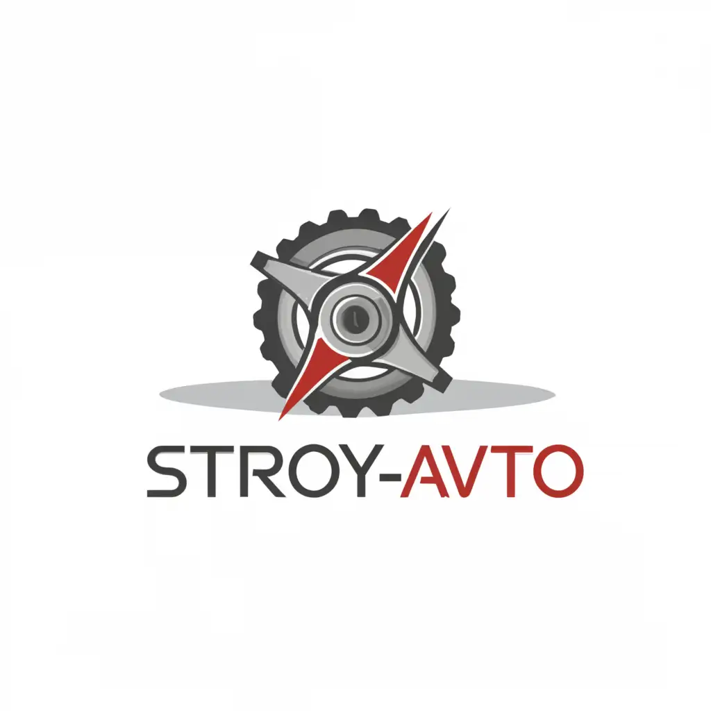 a logo design,with the text "OOO STROY-AVTO", main symbol:Auto parts for commercial vehicles,Moderate,be used in Retail industry,clear background