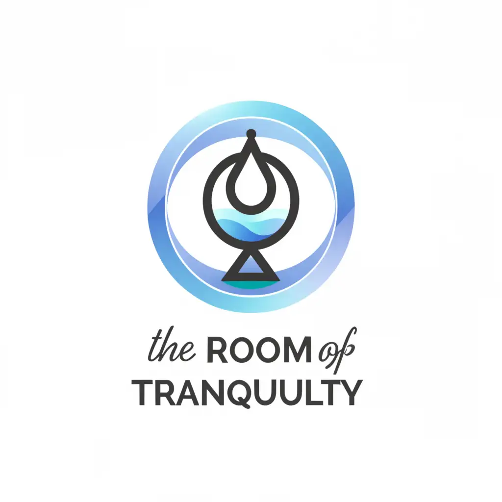 a logo design,with the text "Room of Tranquility", main symbol:Relax,Moderate,be used in Education industry,clear background