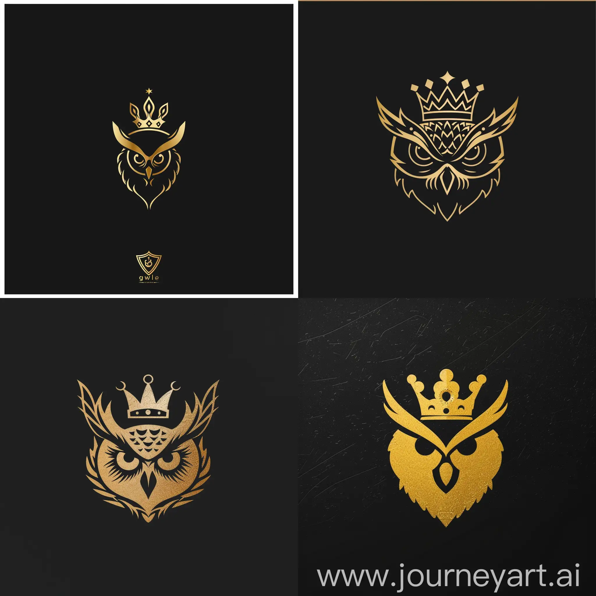 Royal-Owl-Logo-in-Elegant-Gold-Color-Scheme