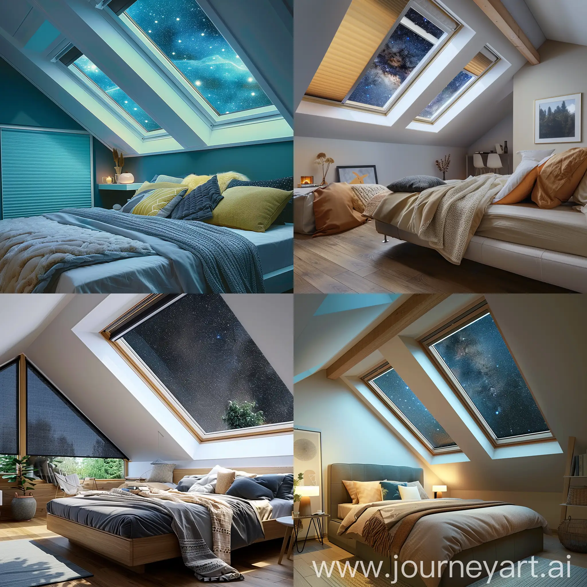 Modern-Attic-Apartment-with-Energysaving-Glazed-Skylights-and-Stylish-Shades