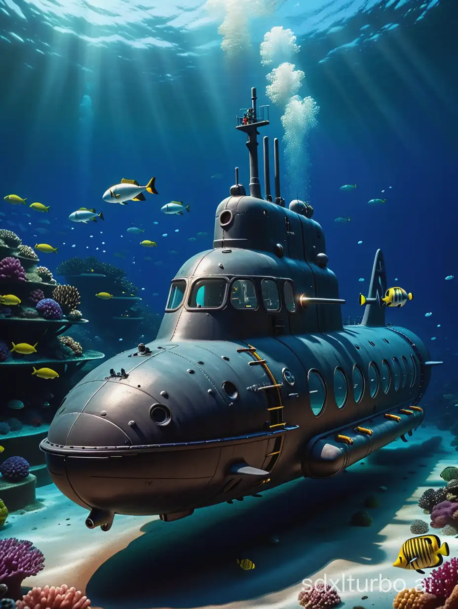 Deep-sea submarine