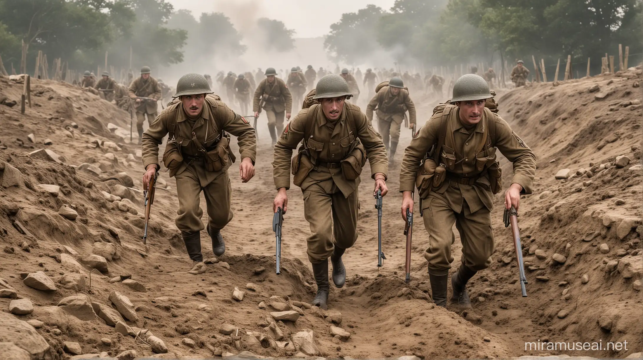 World War 1 Soldiers Bravery and Sacrifice in the Trenches