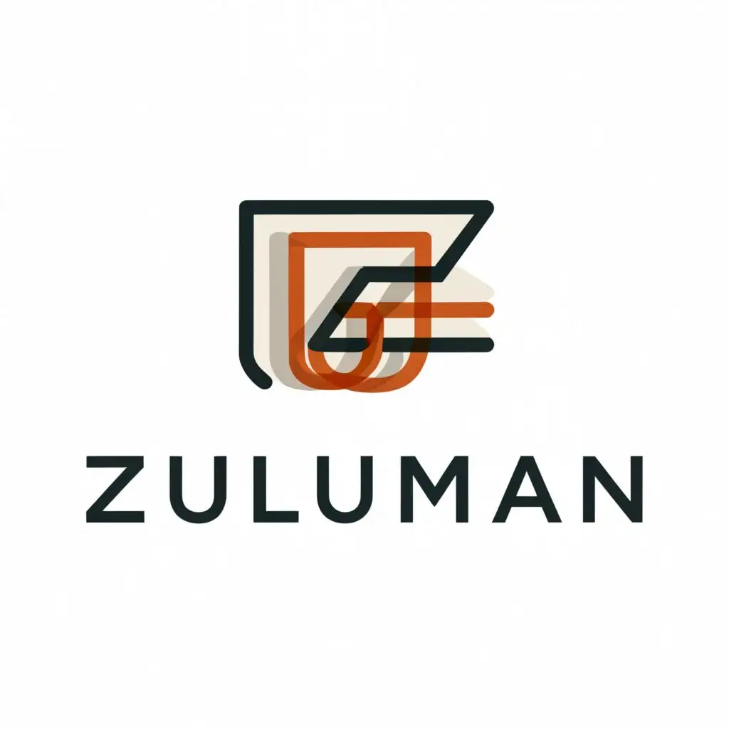 a logo design,with the text "zuluman", main symbol:advertisg ,complex,be used in Retail industry,clear background