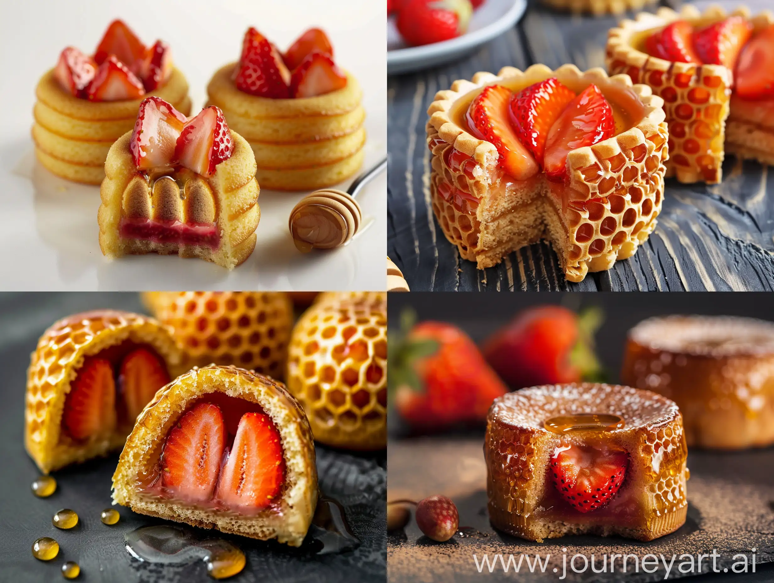 Delicious-Honey-Cake-Dessert-with-Strawberry-Filling-Perfect-Gift-for-Him