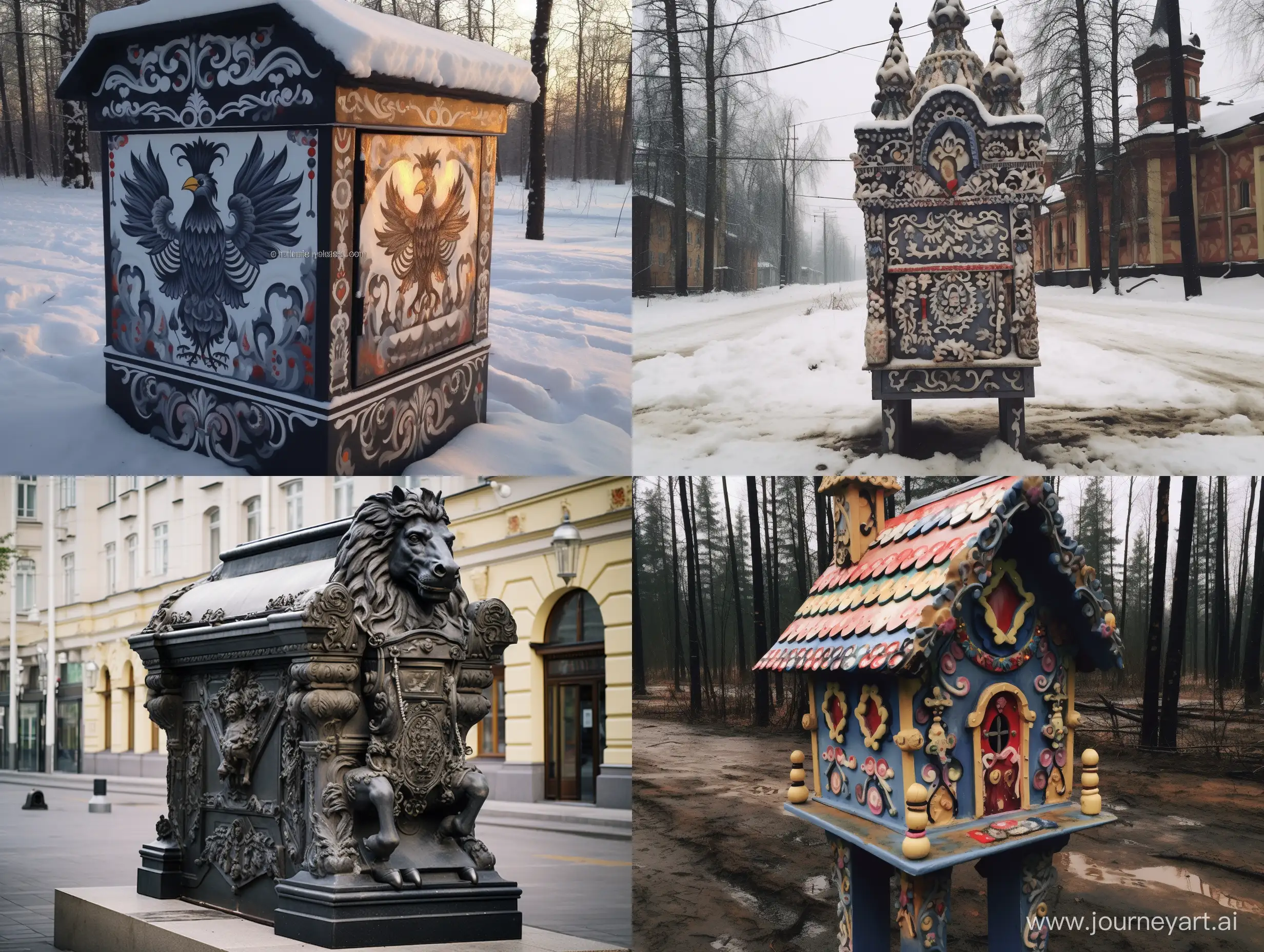 дореволюционный почтовый ящик в России