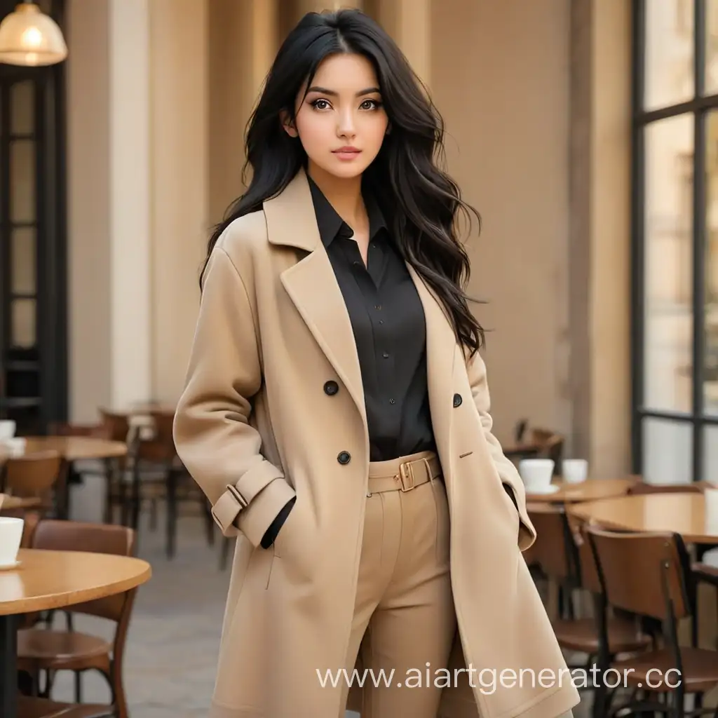 Stylish-Girl-in-CoffeeColored-Coat-and-Brown-Ensemble