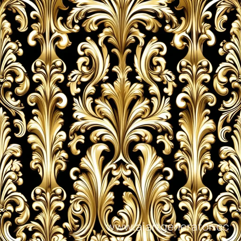 Golden-Vintage-Baroque-Style-Seamless-Pattern-Elegant-Vector-Ornament