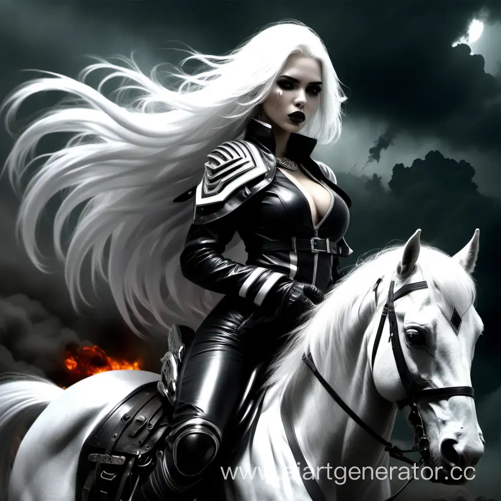 Apocalyptic-WhiteHaired-Girl-Riding-into-Chaos