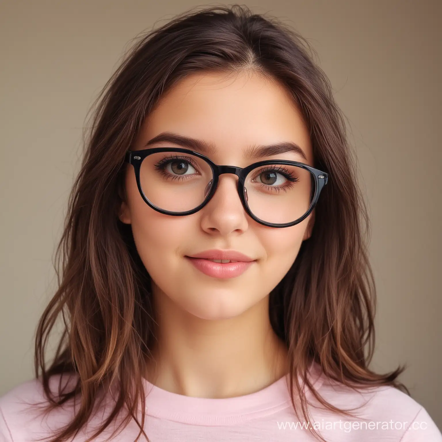Adorable-Smart-Girl-Wearing-Glasses