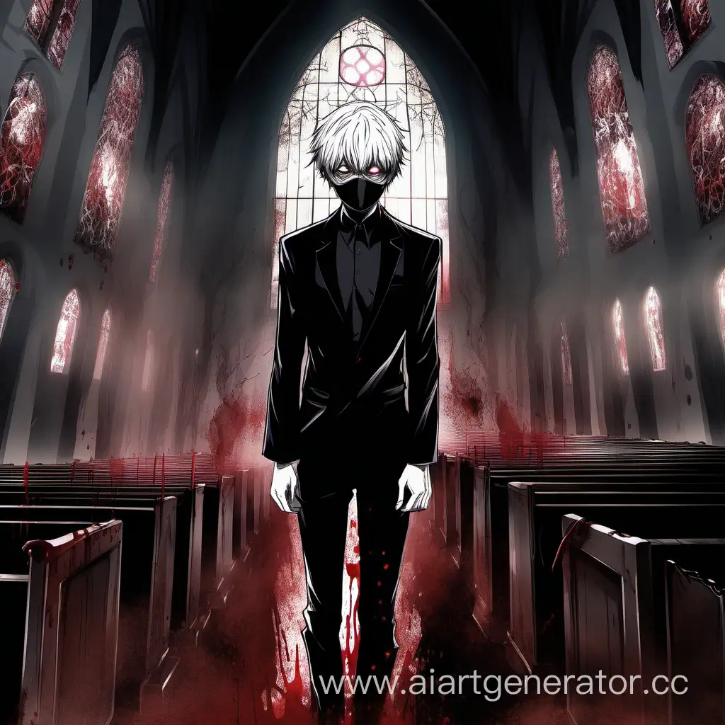 Bloodied-Kaneki-Ken-Stares-Intensely-in-Night-Church-Scene