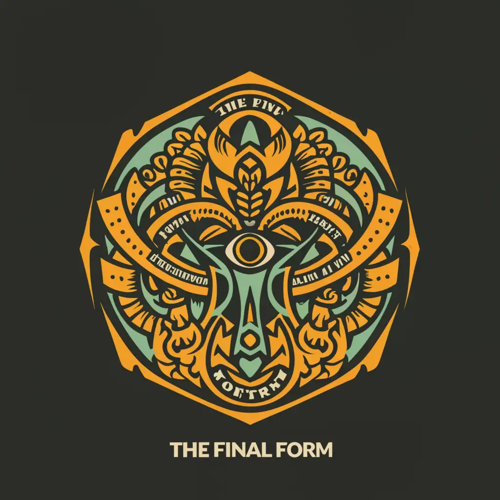 a logo design,with the text "The Final Form", main symbol:Band,complex,clear background