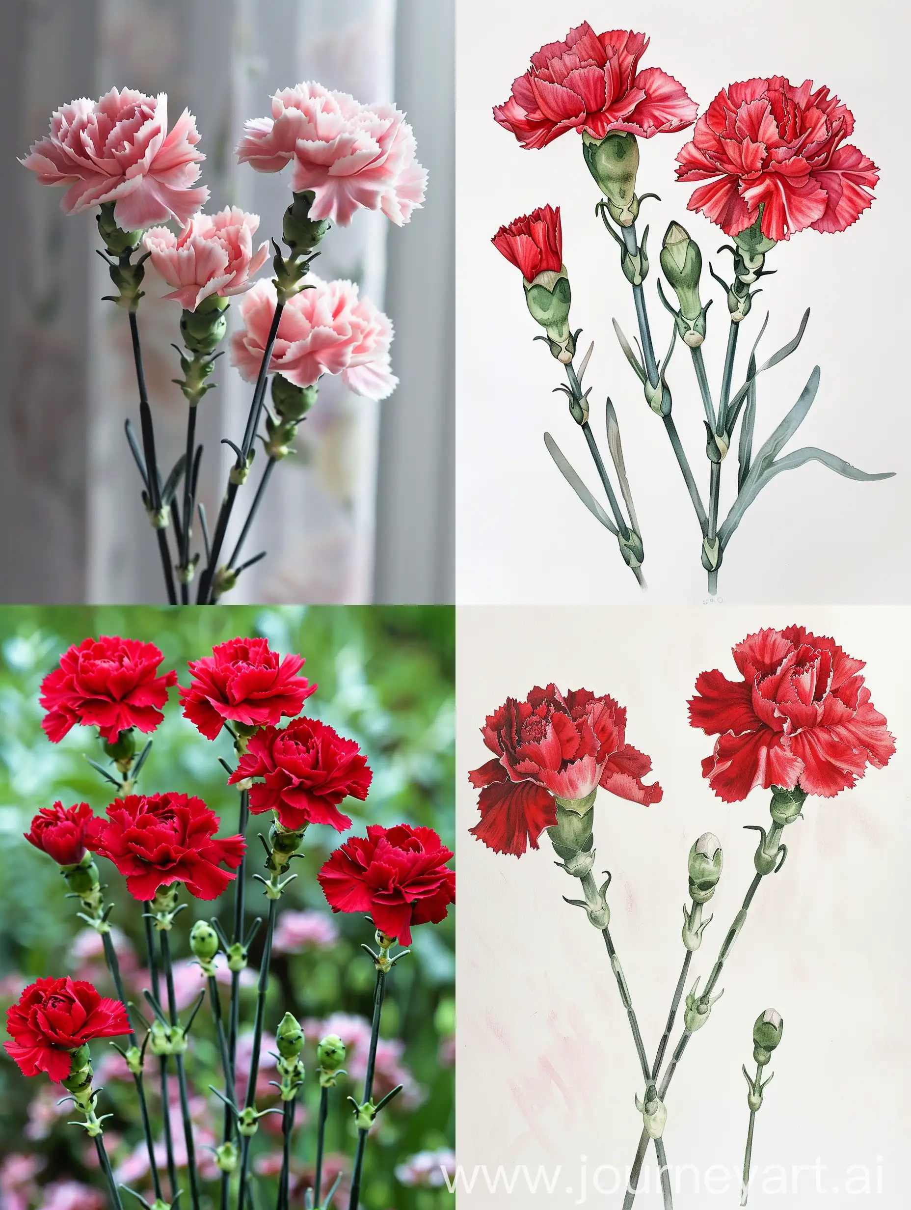Vibrant-Carnation-Flowers-in-a-34-Aspect-Ratio-Composition