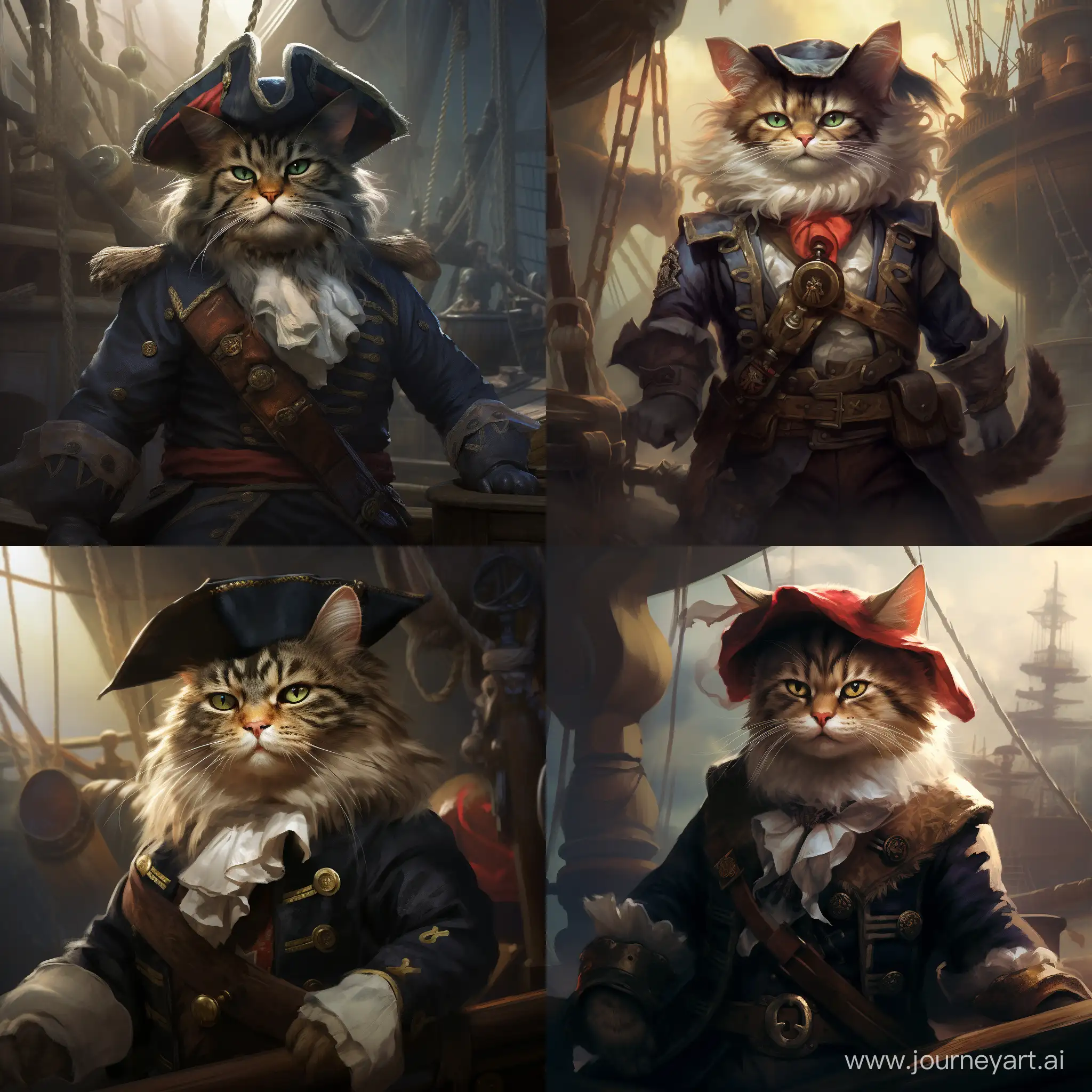 Кот пират, суровый