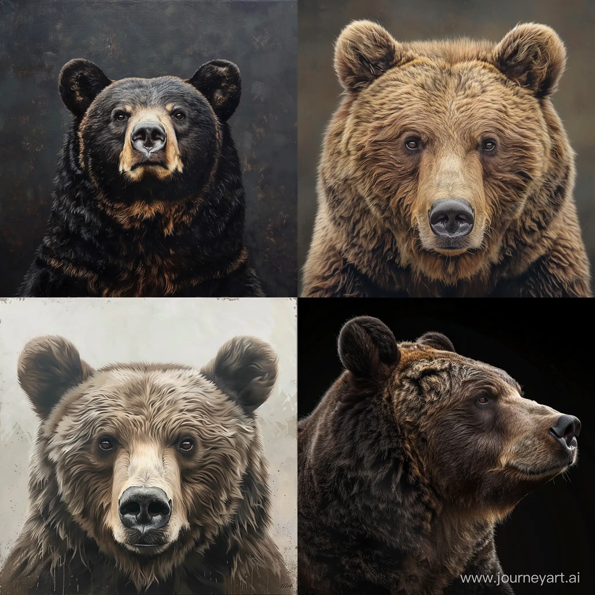 Realistic-Bear-Artwork-with-Vibrant-Colors-and-Precise-Details