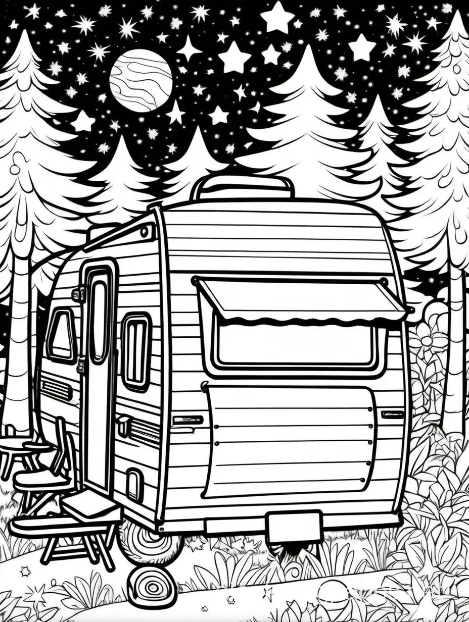 Whimsical-Camping-Trailer-in-Lisa-Frank-Style-Coloring-Page
