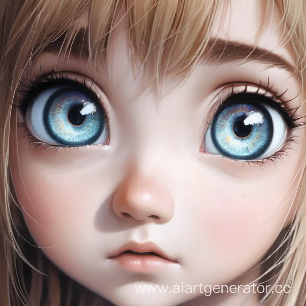 Большие и красивые глаза