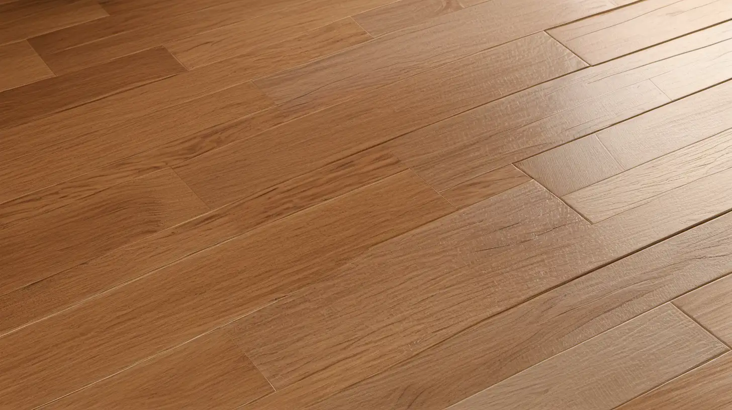 lighter wood floor close up



